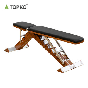 TOPKO <span class=keywords><strong>Banc</strong></span> d'entraînement complet du corps Poids réglable Pliable Gym à domicile <span class=keywords><strong>Musculation</strong></span>; inclinaison déclin <span class=keywords><strong>Banc</strong></span> portable - Product Image 2