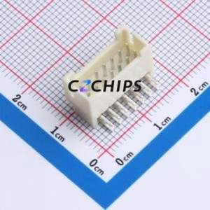 W200120K-14PY2423 Wire-to-Board Pin Header Bent Lead Through Hole,P=2mm Connector 2x7P 2mm Right Angle Insert PHB - Product Image 1