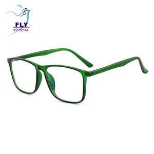 Accepter Personnalisé OEM Rectangle Adulte Anti Lumière Bleue Bloc Lentille TR90 Cadre Optique Lunettes Pour Visage Carré - Product Image 1