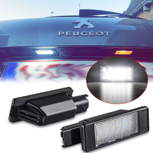 Luz LED para Matrícula de Citroën C5 Tourer Wagon Grand 4 Picasso C3 III <span class=keywords><strong>C4</strong></span> <span class=keywords><strong>Cactus</strong></span> Peugeot 3008 II 208 2008 308 207 CC - Product Image 1