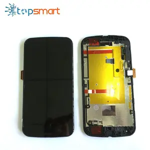 Piezas de reparación de teléfonos móviles, pantalla lcd para Moto G2