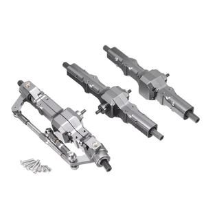 1/16 parti di camion WPL RC 6 ruote motrici con metallo anteriore centrale posteriore ponte accessori in plastica giocattolo telecomandato - Product Image 6