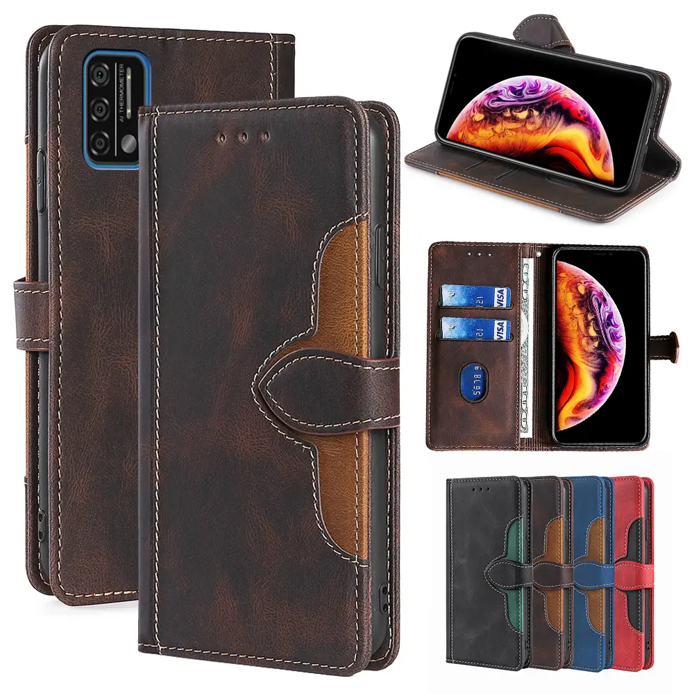 High quality Product Flip Cover Leather Mobile Cover for Samsung S22 Plus S21 FE S20 Ultra S20 Wallet Phone Cover