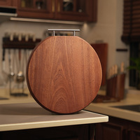 Planche à découper en bois massif d'ébène et de santal, style Tmall, H01, emballage de base