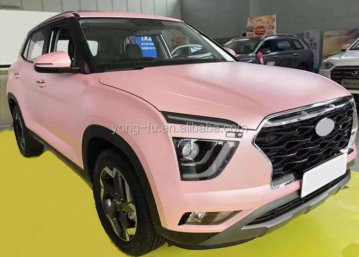 Matte Pearl Sakura Pink Vinyl Wrap| Light Pink Car Wraps