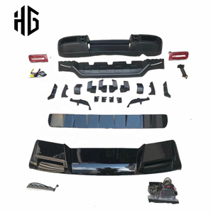 Kit Carrozzeria Completo HG in PP per Suzuki: Paraurti Anteriore/Posteriore, Spoiler Bagagliaio, Minigonne Laterali, Cofano Motore e Scarico Stile <span class=keywords><strong>B</strong></span> - Vestibilità Perfetta - Product Image 1