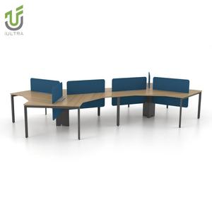 IULTRA V Shape <span class=keywords><strong>Office</strong></span> Workstation 1 2 3 4 6 Seater Persona Escritorio de oficina en casa - Product Image 1
