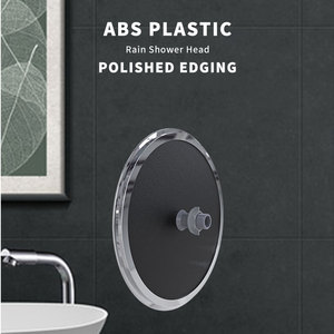 <span class=keywords><strong>Soffione</strong></span> <span class=keywords><strong>Doccia</strong></span> Rotondo Proway per <span class=keywords><strong>Cabina</strong></span> <span class=keywords><strong>Doccia</strong></span> da Bagno Hotel, Rotazione a 360 Gradi, Finitura Cromata o Nera - Product Image 5