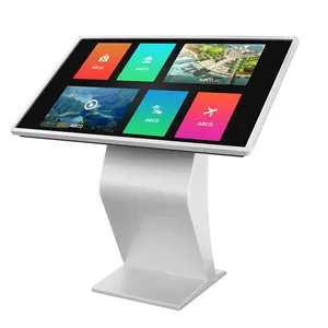 32 43 49 55 65-Zoll-LCD-HD-Display in einem Bodenst änder Android Kiosk Touchscreen interaktiver Kiosk