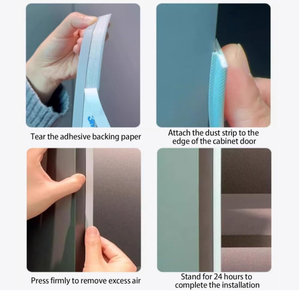 Vente en gros rentable Bande d'étanchéité de <span class=keywords><strong>porte</strong></span> d'armoire anti-poussière et anti-mites auto-adhésive pour portes de <span class=keywords><strong>placard</strong></span> coulissantes - Product Image 6