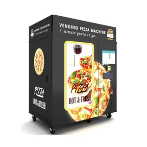Design Brand New High Quality Automatic pizza vending machine with online control and manage system