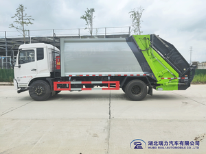 Camión compactador de basura de 5m3 de la famosa marca china, usado para limpieza municipal. - Product Image 3