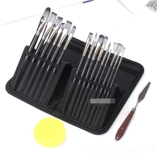 Высокое качество длинные волосы деревянная круглая краска кисть художника