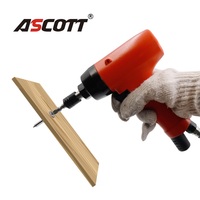 Visseuse à chocs pneumatique ASCOTT 8HS 9000 tr/min à double marteau, réversible, pour assemblage automobile M6-M8, fixation CE