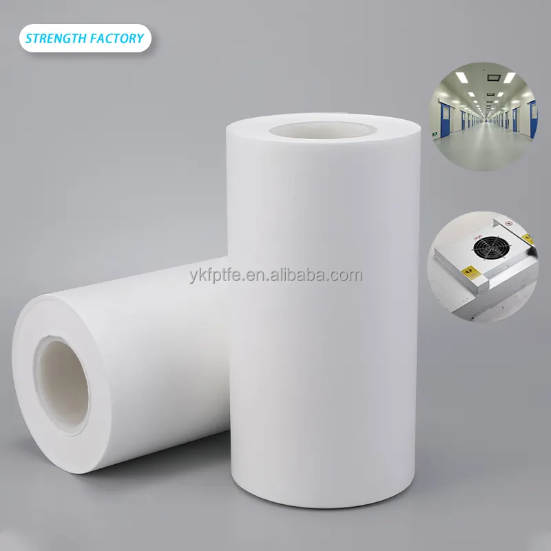 UNM สื่อกรอง PTFE ที่มีประสิทธิภาพสูงสำหรับตัวกรอง HEPA