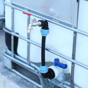 S60x6 IBC vanne de sortie étendue <span class=keywords><strong>adaptateur</strong></span> IBC pour <span class=keywords><strong>robinet</strong></span> de tuyau d'arrosage Double <span class=keywords><strong>adaptateur</strong></span> de réservoir IBC connecteur d'eau d'irrigation - Product Image 5