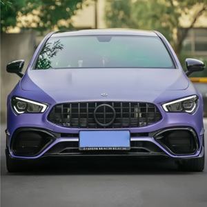 Entourant adapté pour Mercedes Benz <span class=keywords><strong>CLA</strong></span> classe W118 modifié CLA45 entourant la mise à niveau AMG pare-chocs avant, pare-chocs de gorge de queue - Product Image 4