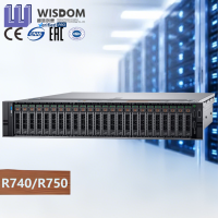 Serveur Rack d'occasion Dell R740/R750/R760 Intel Xeon avec RAM DDR4 pour Calcul de Base de Données Haute Performance