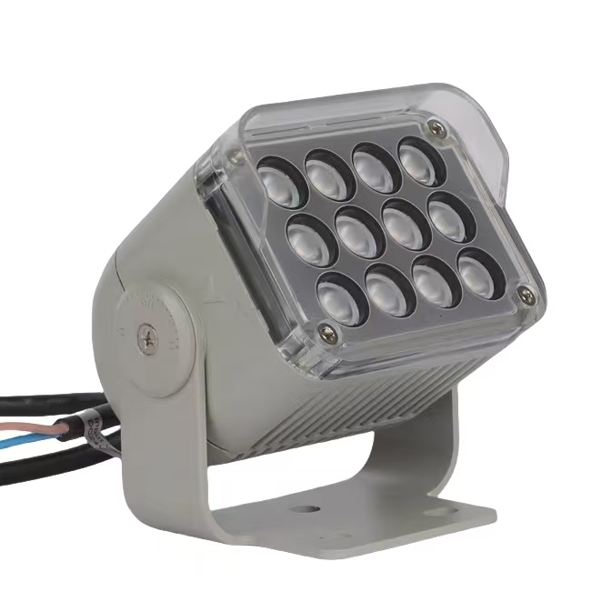 Decorative RGB LED Flood Light-12W IP65 Rated Die-casting Aluminum for Creative Outdoor Garden Landscape Lighting 3-Year