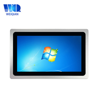 Écran tactile industriel avancé J6412 J1900 I3 I5 Win10 Linux avec ordinateur industriel LAN RS232 pour la restauration intelligente