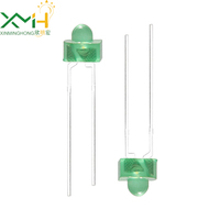 Lentille diffuseur LED XMH de type papillon, petit modèle, jaune-vert, trou de 1,8 mm, certifiée RoHS, 0,06 W, CRI 80 élevé, garantie 3 ans