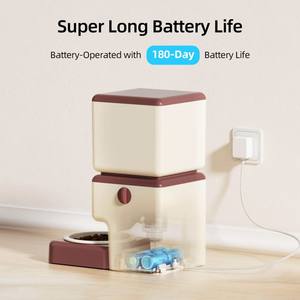 Distributeur automatique intelligent pour animaux de compagnie, 3,5 L, en plastique, avec caméra Wi-Fi et application mobile pour alimentation à distance, programmable 10 repas/10 portions, pour chats et chiens, à prix réduit - Product Image 6