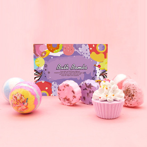 Set de Regalo de 7 Bombas de Baño para Niños, Divertidas Bombas Efervescentes con Forma de Cupcake, Perfectas para Baños de Burbujas, Idea de Regalo para Niños, Mujeres y el Hogar, Regalos para Días Festivos - Product Image 4