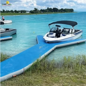 Plateforme flottante en forme <span class=keywords><strong>de</strong></span> V pour <span class=keywords><strong>bateau</strong></span> gonflable et jet ski, qualité supérieure, respectueuse <span class=keywords><strong>de</strong></span> l'environnement - Product Image 1