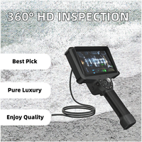 Cámara de Inspección HD Flexible de 360 Grados, 3.9mm, Pantalla IPS de 7 Pulgadas, IP67 Impermeable, Endoscopio de Diagnóstico Automotriz