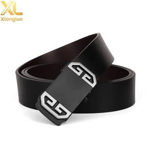 Ceinture en cuir véritable pour hommes, vente en gros, ceinture classique vintage pour hommes, boucle en alliage, luxe, loisirs, affaires, polyvalente - Product Image 4