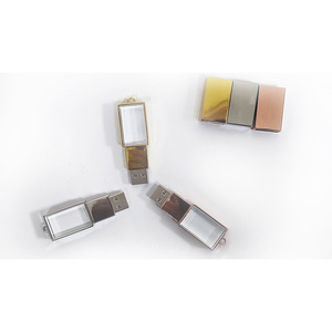 Le più recenti chiavette <span class=keywords><strong>USB</strong></span> in cristallo dorato con Logo Laser 3D personalizzato come regali romantici con chiavette <span class=keywords><strong>USB</strong></span> in vetro con scatole bianche - Product Image 4