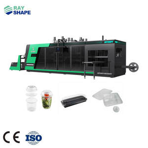 Wegwerp plastic beker thermoformmachine thermoformmachine voor CPLA-platen plastic PP thermoformmachine te koop - Product Image 1