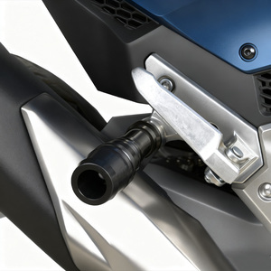 KAWASAKI <span class=keywords><strong>Z900</strong></span> Z900RS Moto tout-terrain/de route/de route et de route, en aluminium CNC, avec protection anti-chute pour tuyau d'échappement - Product Image 5