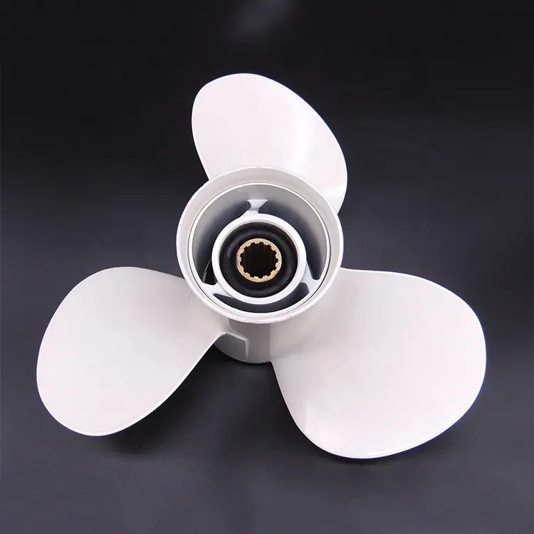 Boat Engine Aluminum Alloy Propeller 11 3/8x12 for Yamaha 25HP 30HP 40HP 45HP 50HP 55HP 60HP Outboard Motor 69W-45952-00