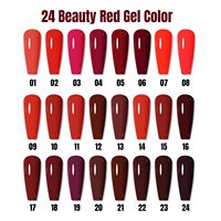 Vernis à ongles en gel personnalisé KUDAN Private Label, sans HEMA, couleurs vives, fini lisse et brillant, gel à ongles LED pour les distributeurs de salons de manucure européens