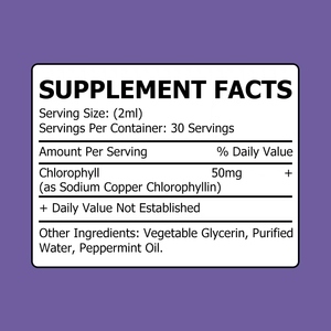 Wholesale Chlorophyll Liquid Drops with Chlorophyll Supports Overall Wellness Promotes Healthy Support Immune Health Drops - Product Image 2