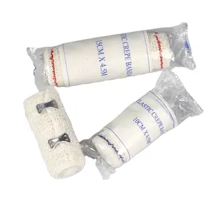 5cm * 4,5 m Großhandel Medical Soft High Elastic Cotton Crepe Bandage