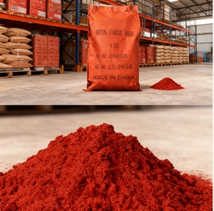 Chất Lượng Cao Oxit Sắt Màu Đỏ Vàng Đen Sắc Tố Bột Cho Bê Tông Xi Măng Gạch Lát Đá Màu - Product Image 2