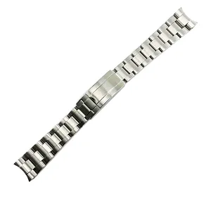 Bracelet de montre en acier inoxydable 316L, adapté aux montres de luxe, automatique, vente en gros, collection 2020