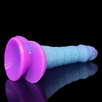 Stimulateur vaginal du point G, stimulateur de prostate masculine, pénis d'éléphant, dildo anal animal, dildo en silicone souple, énorme dildo monstre dragon pour femmes