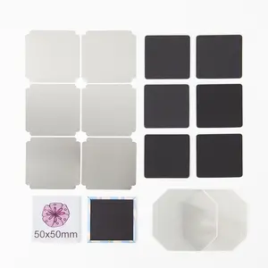 각도 50X50mm 고무 자석 버튼