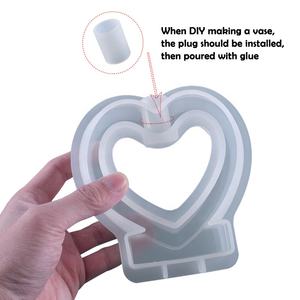 قالب سيليكون إبداعي كبير لصنع مزهرية زهور بنفسك، مناسب لنشر النباتات المائية وتزيين المنزل والحديقة وحفلات الزفاف، قوالب من الراتنج للمزهريات - Product Image 3