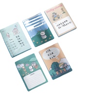 Vente en gros de blocs-notes personnalisés mignons, notes autocollantes, marqueur de base simple, index de radiomessagerie, papier autocollant