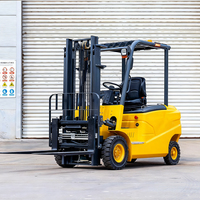 Meilleur prix Chariot élévateur électrique 1,5 tonne 2 tonnes 2,5 tonnes Batterie au lithium Entièrement électrique 4 roues Tout terrain Entrepôt Chariot élévateur automatique