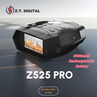 Цифровой бинокль Z525 Pro с 48 МП, 4K, полноцветным ночным видением при слабом освещении, 3,0-дюймовым TFT-экраном, для использования на улице, дальность наблюдения 600 м, 8-кратное увеличение