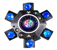 Équipement DJ super abordable LED 150W Cyclone 6 bras Bee Eye 3-en-1 faisceau-strobo-laser moving head