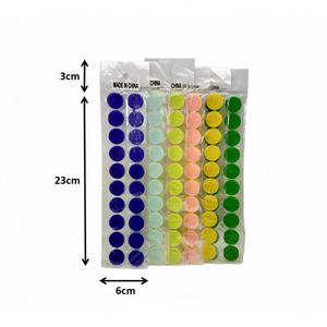OEM Custom Width <b>Hook</b> and Loop Dots in White and Black 20mm Self-<b>Adhesive</b> Velcro Circle Dots Accepts Small Orders - Product Image 4