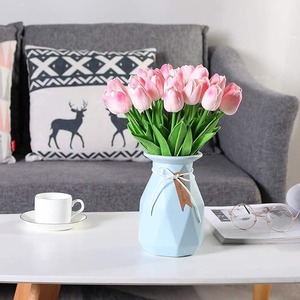 Tulipanes Artificiales, Tallos Falsos, Tacto Real, Alta Simulación, Ecológicos, Hechos a Mano, Flores Festivas de Larga Duración para Bodas y Navidad - Product Image 5