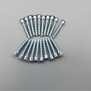 Carbon Steel Galvanized Thin Flat Head Hex <b>Socket</b> <b>Screws</b> 7x38 7x48 6.3x38 6.3x48 5x38 5x48 For Wood Furniture Fastening - Product Image 2
