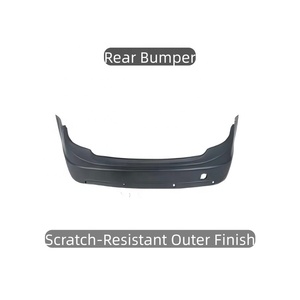 Parachoques Delantero <span class=keywords><strong>W204</strong></span> C250 para Black Series 2007-2016, Viga de Refuerzo de Parachoques con Recortes para Escape, Pieza Automotriz Atornillable - Product Image 3